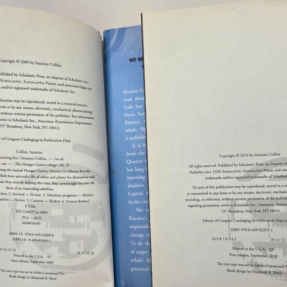 Hunger Games: Catching Fire & Mockingjay Hardcovers - Picture 5 of 5